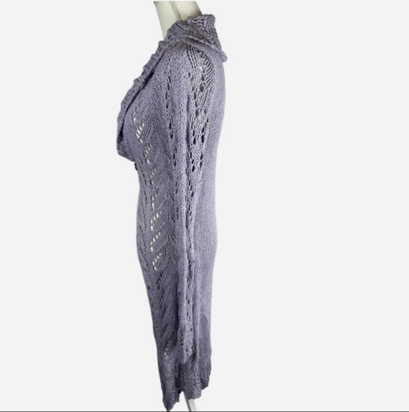 Vintage Y2K Candies Lavender Open-Knit Sweater - Picture 4 of 16